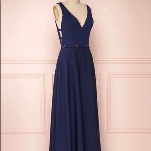 Navy Blue Prom/Bridesmaid Dress
